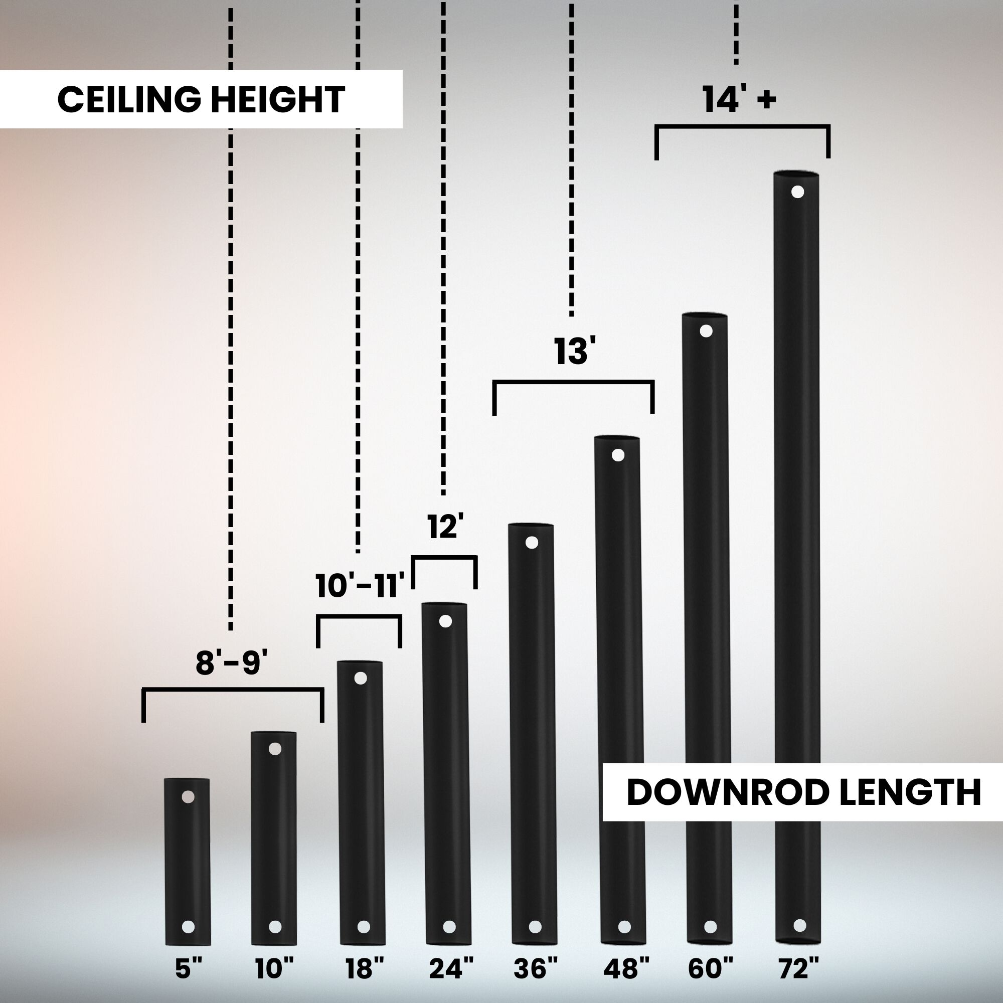 Atlas Mollywood 60 inch Matte Black with Walnut Tone Blades Ceiling Fan, Atlas